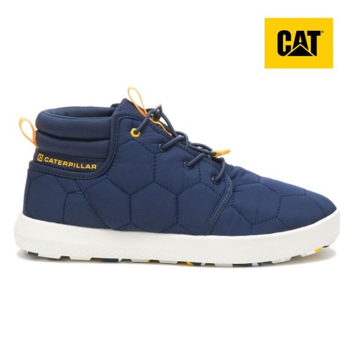 Caterpillar CODE Scout Mid Schoenen Heren Blauw (NKUJ.NL)